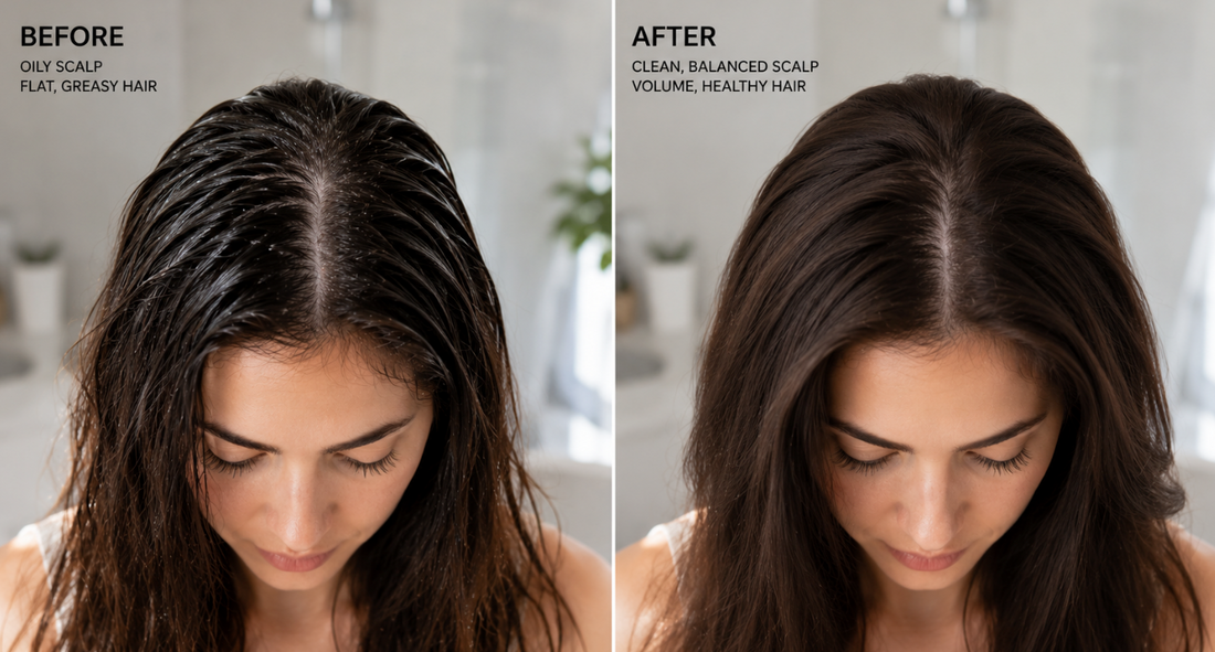 Shower Routine for Oily Scalps