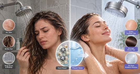 Filtered Showerhead for Hard Water