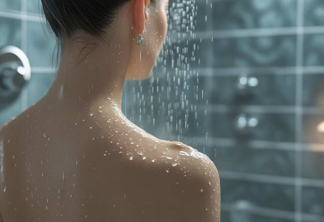 shower water causing back acne