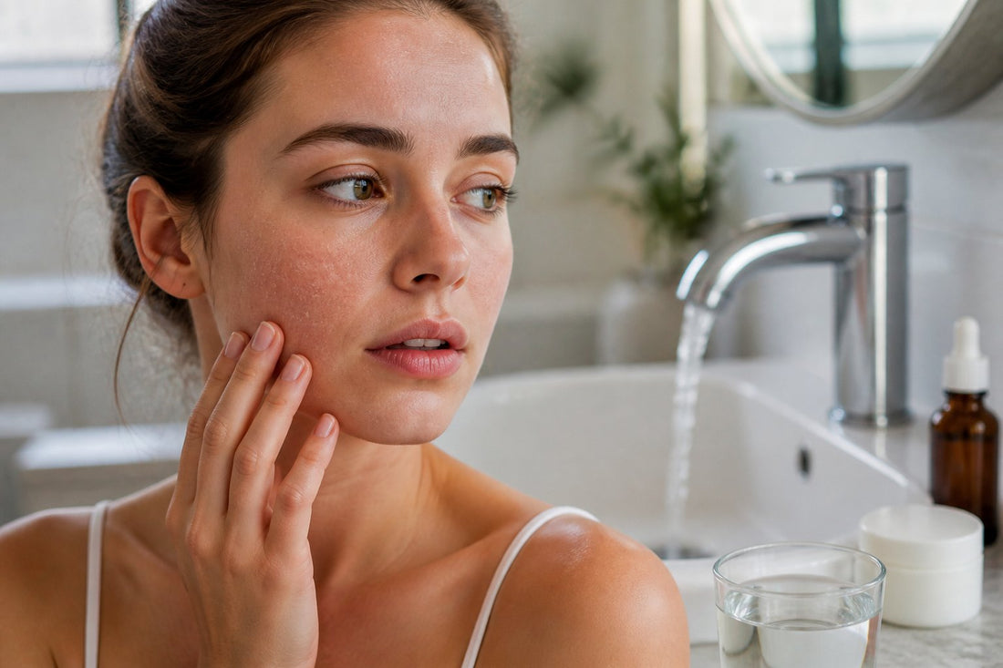 does hard water cause dry skin