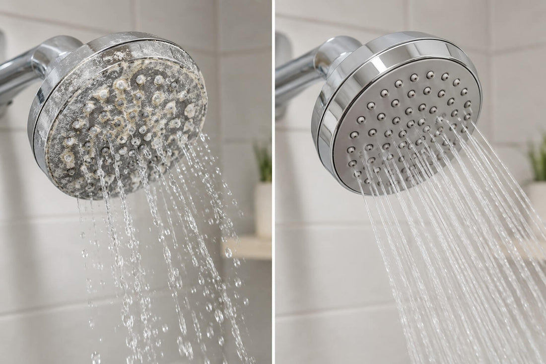 How to Remove Hard Water Buildup From a Shower Head