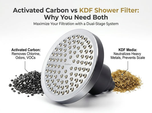 activated carbon vs kdf shower filter