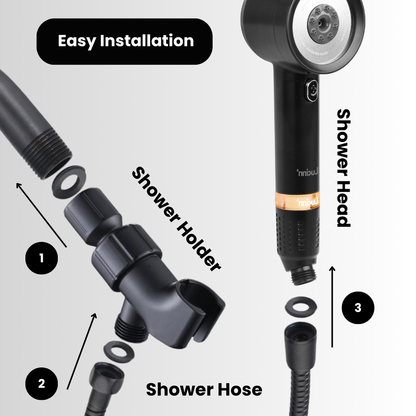 Stainless Steel Hose (59 in) & Handheld Holder Set