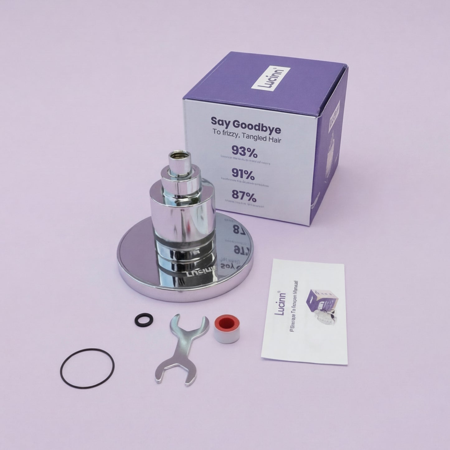 Lucinn Pro Rain Filtered Showerhead (Wall-Mounted)