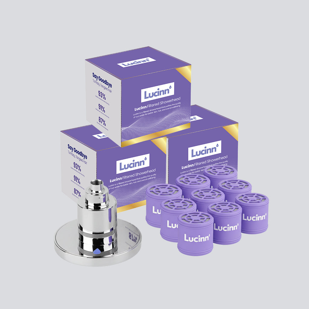 Lucinn Pro Filtered Showerhead Bundle