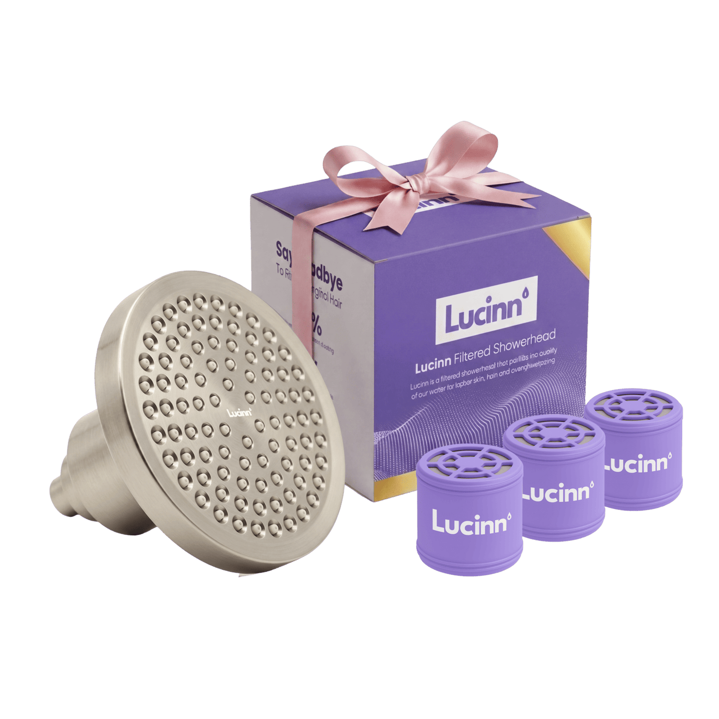 Lucinn Pro Filtered Showerhead Bundle