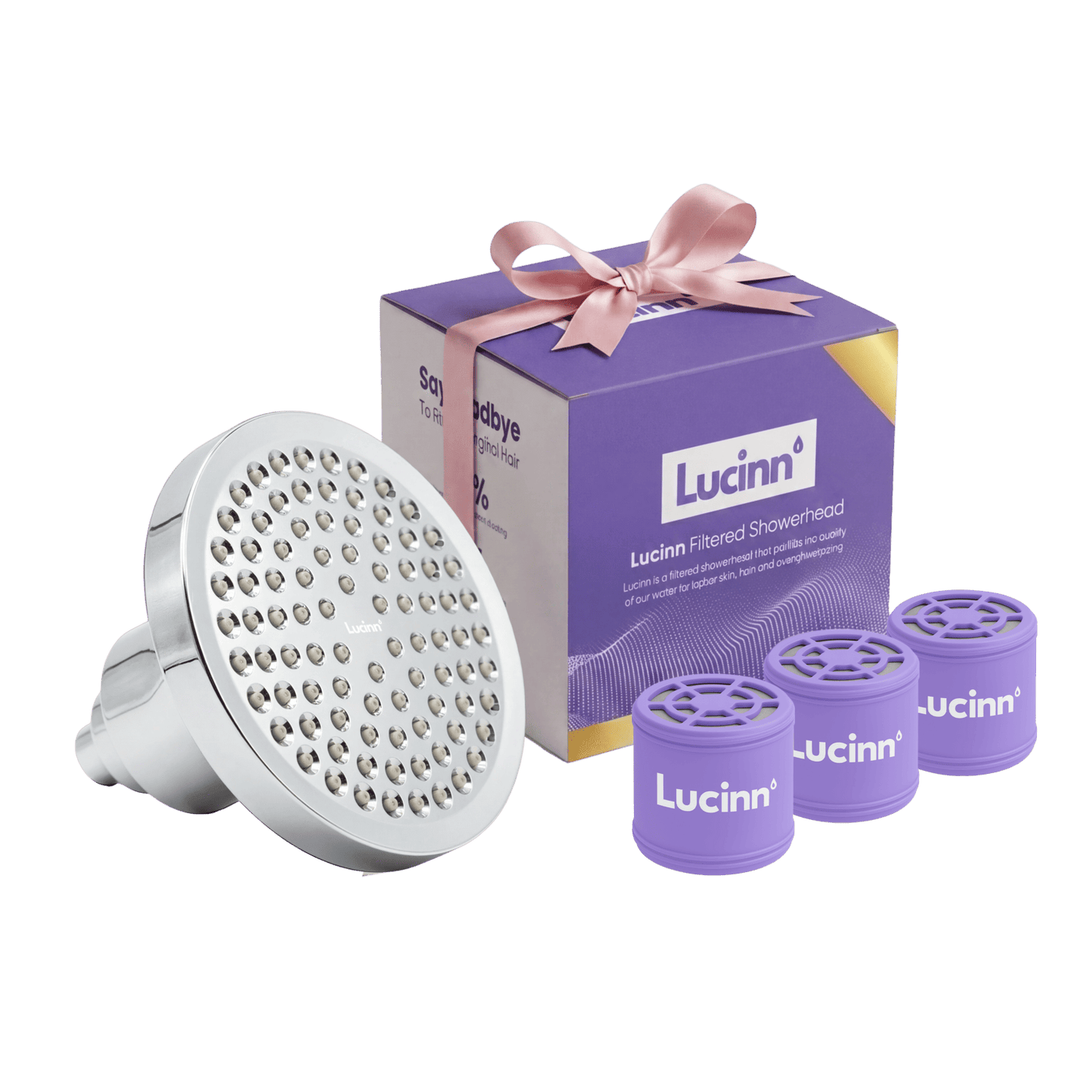 Lucinn Pro Filtered Showerhead Bundle