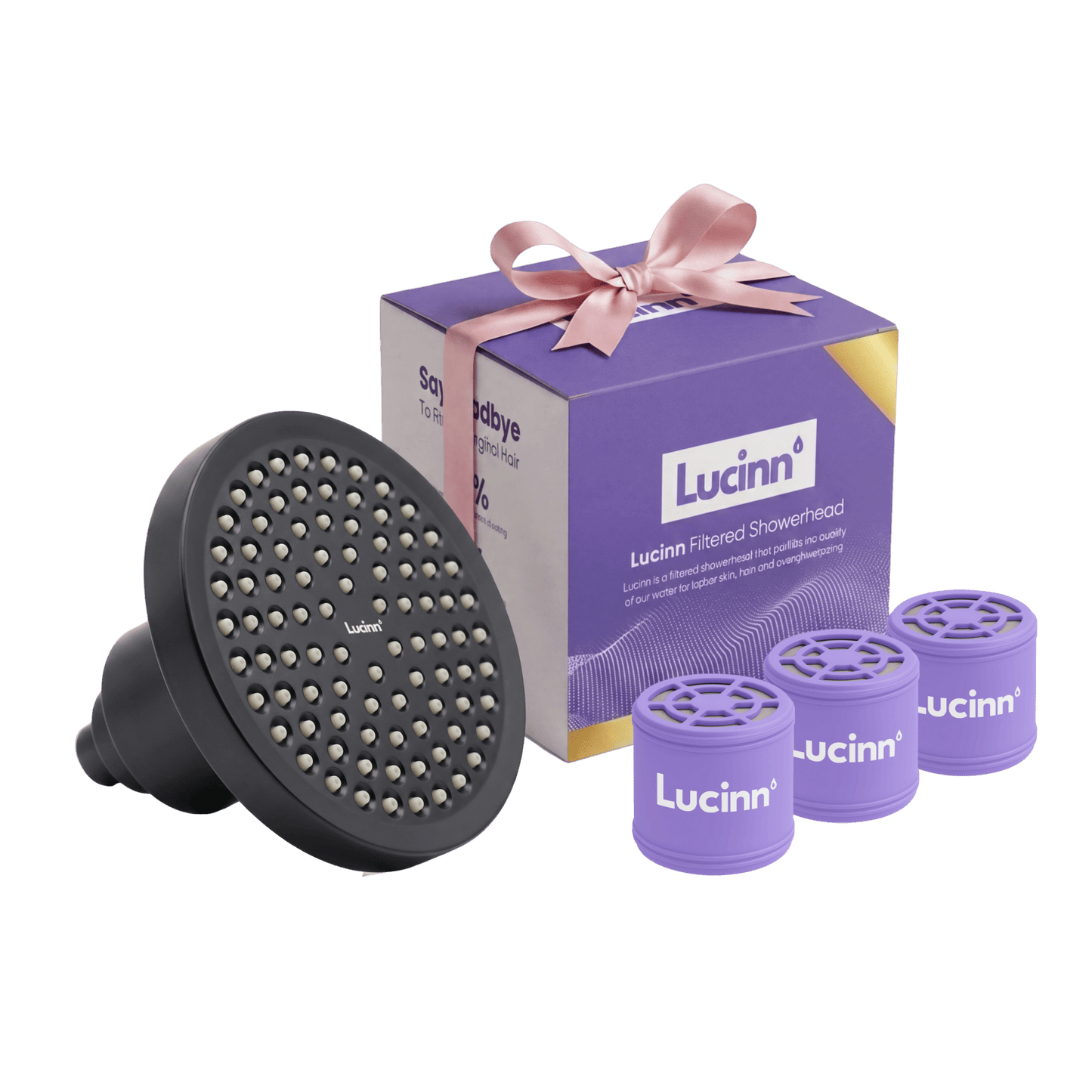Lucinn Pro Filtered Showerhead Bundle