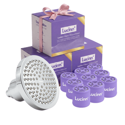 Lucinn Pro Filtered Showerhead Bundle