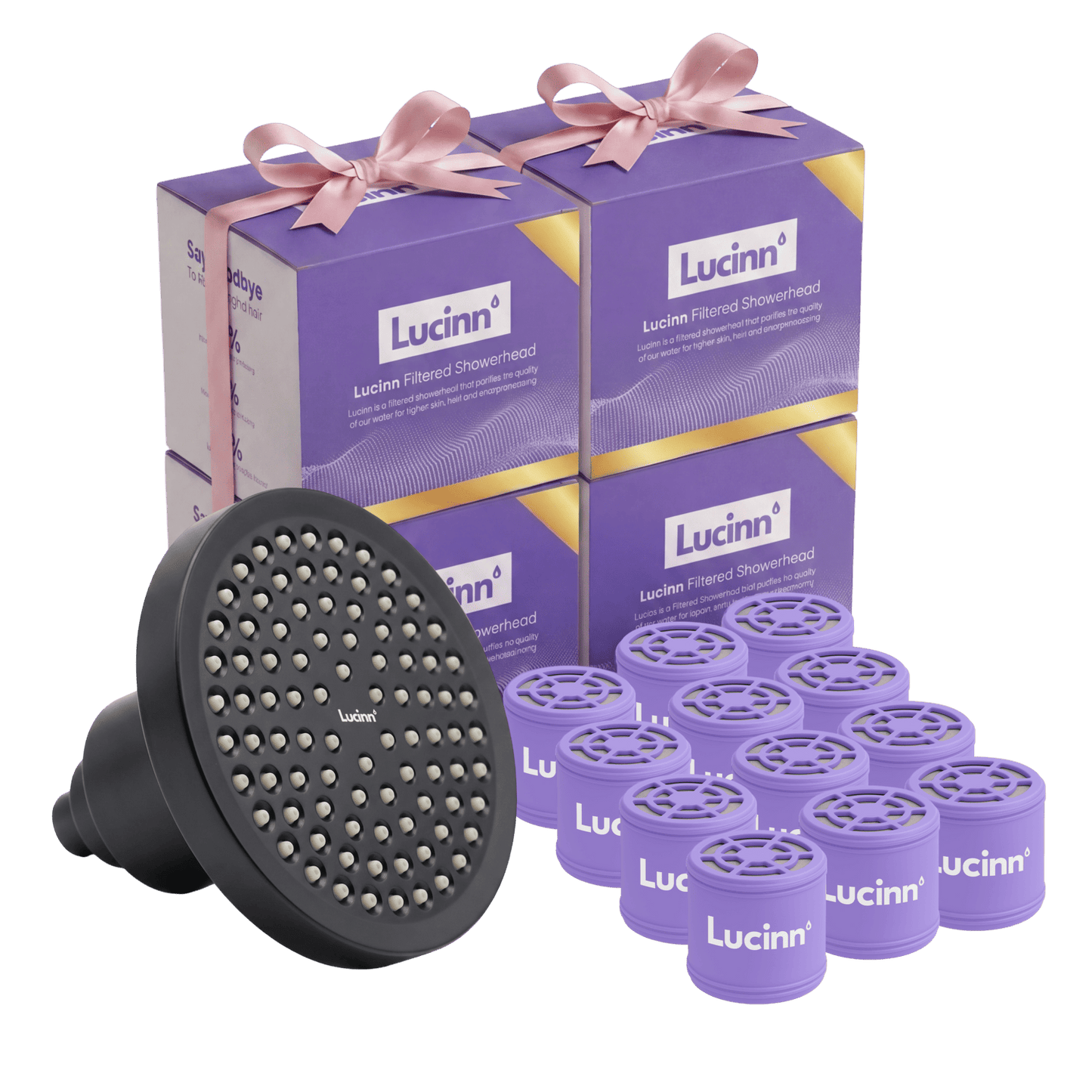 Lucinn Pro Filtered Showerhead Bundle