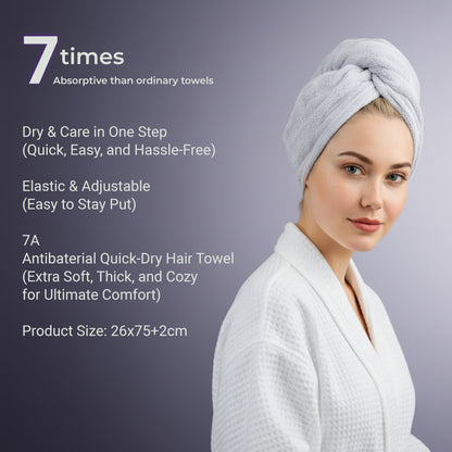 Antibacterial Quick-Dry Hair Towel