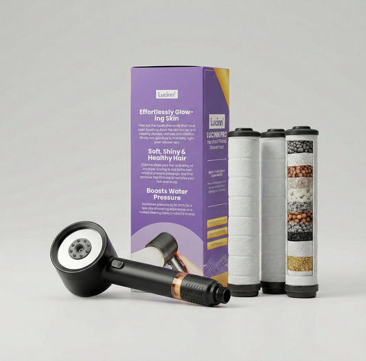 Lucinn Pro Filtered Handheld Showerhead Bundle