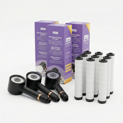 Lucinn Pro Filtered Handheld Showerhead Bundle