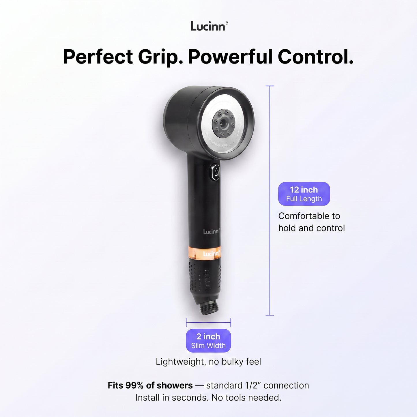 The Lucinn Pro Handheld Filtered Showerhead (2)
