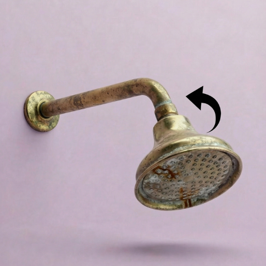 Remove your old showerhead.