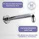 16 Inch Stainless Steel Shower Arm