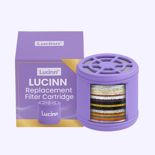 Lucinn replacement cartridge for shower filters for hair
