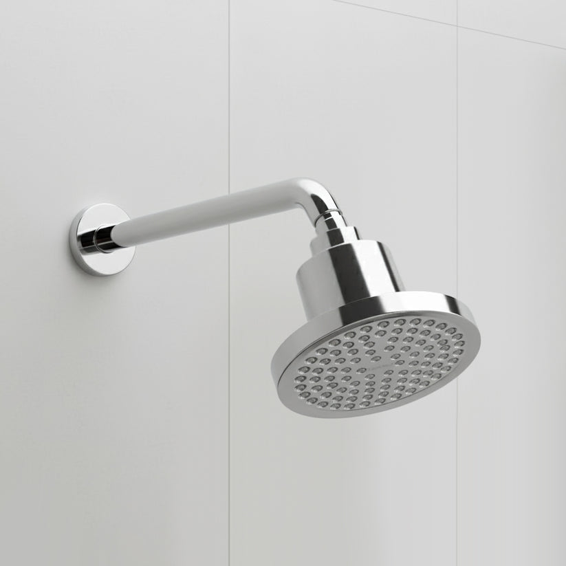 Stainless steel shower arm for mounting a Lucinn filtered showerhead